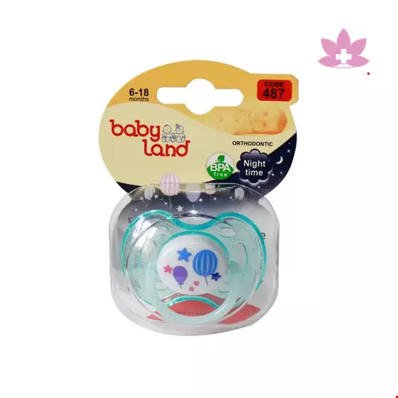 Baby Land Orthodontic Luminescent Pacifier 487