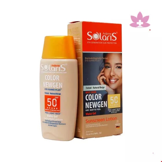 Ardene Solaris Color Newgen Sunscreen Lotion Water Gel 75 Ml