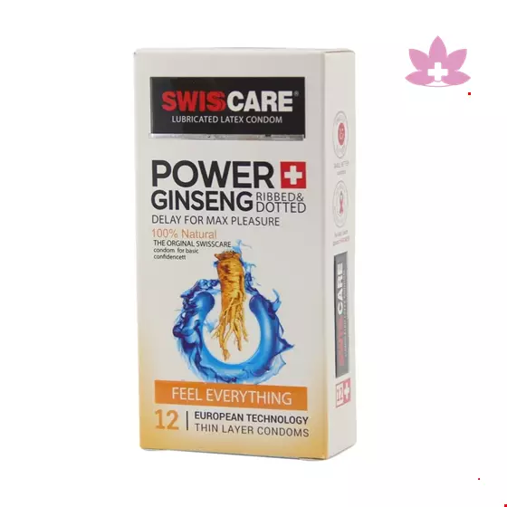 Swiss Care Power Ginseng Condom 12 pcs 